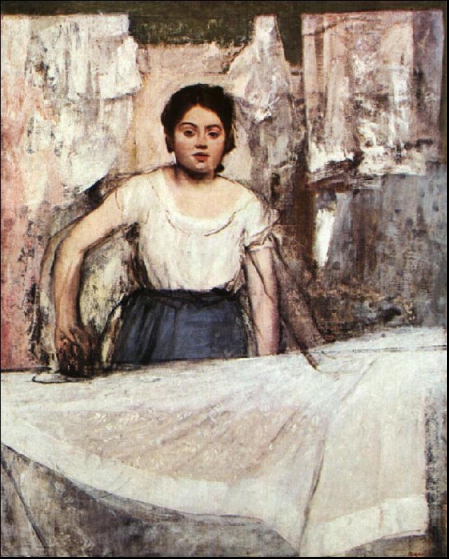 Edgar Degas A Woman Ironing
